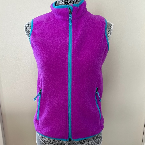 L.L. Bean Girls Fleece Vest - Picture 1 of 11